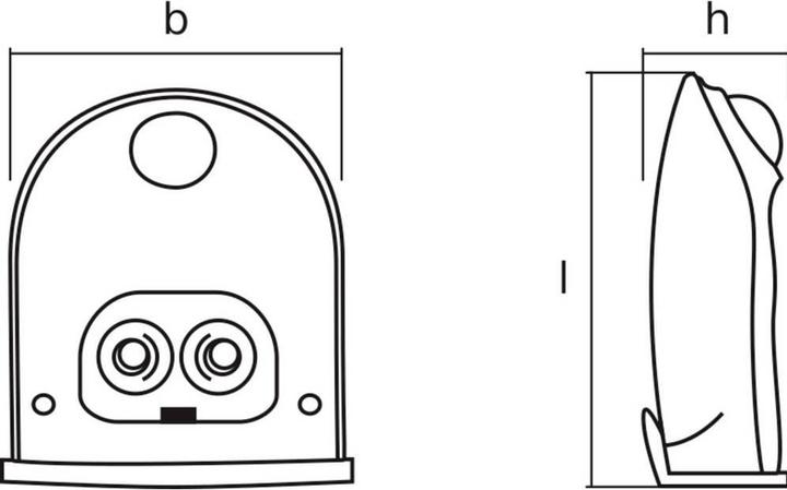 Actual product image Osram Door LED Down 4000K Silver