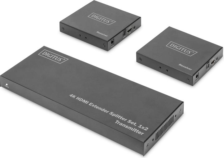 Image du produit Digitus Kit d'extension / répartition HDMI 4K, 1x2
