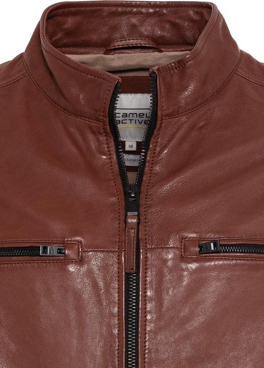 Actual product image Camel Active Leather blouson with stand-up collar (48)