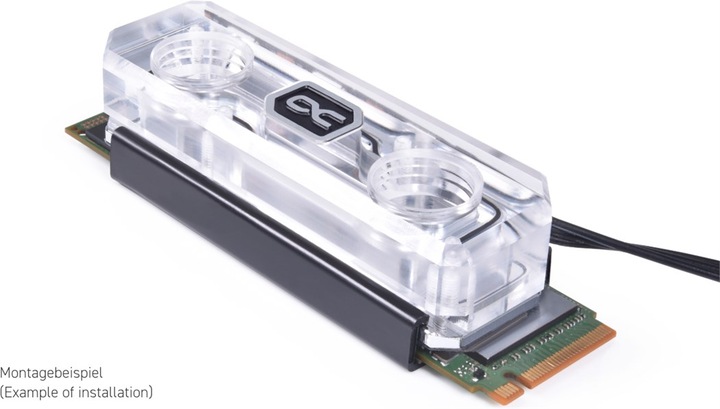 Produktbild Alphacool HDX Apex M.2 2280 SSD Kühler, ARGB