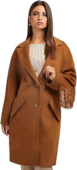 Actual product image Guess Martine Wool Blend Jacket with Classic Lapels and Button Front