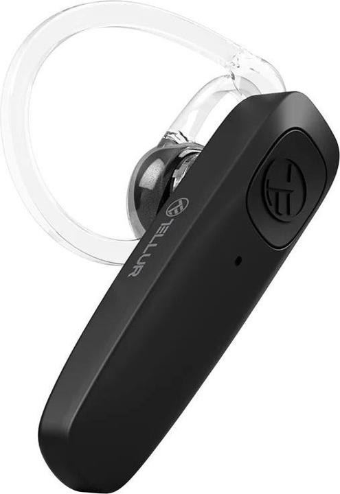 TELLUR VOX 155 Bluetooth Headset, Handsfree Earpiece USB-C, Multipoint Two Simultaneous Devices, HD Voice Two Microphones for Noise Suppression, 360° Bluetooth Headset Tellur Vox 155 Black - Анхоч