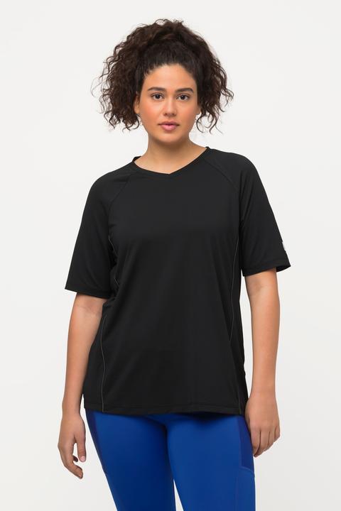 Produktbild Ulla Popken T-Shirt, UV-Schutz 50+, V-Ausschnitt, Halbarm (46, 48)
