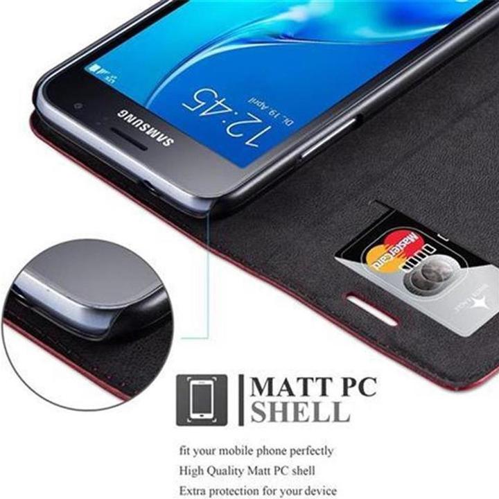 Actual product image Cadorabo Book Invisible Magnet Cover (Samsung Galaxy J1 (2016))