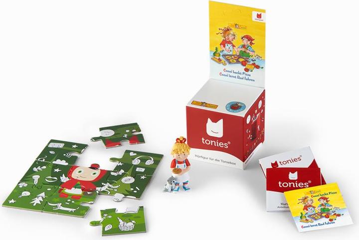 Actual product image Tonies Conni bakes pizza / Conni learns to ride a bike (German)