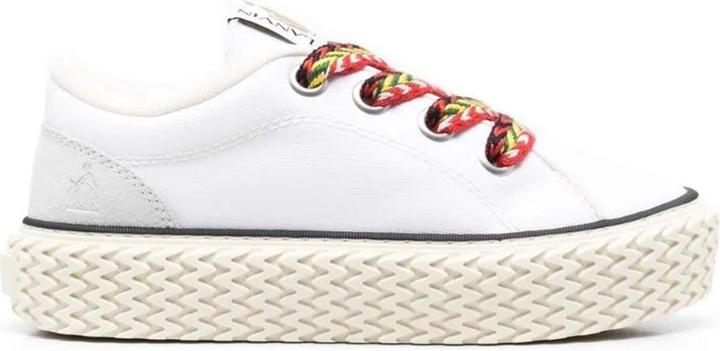 Actual product image Lanvin Cotton Lace-Up Sneakers (35)