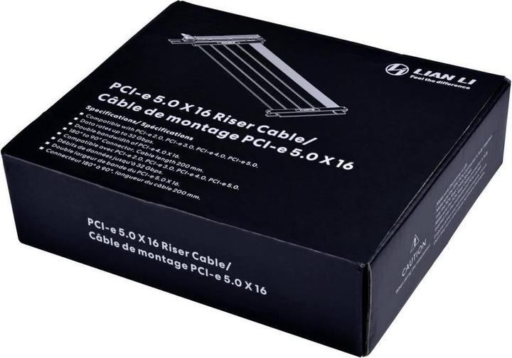 Immagine prodotto Lian-Li PCIe 5.0 X16 Riser cable (20 cm, Scheda alzata)