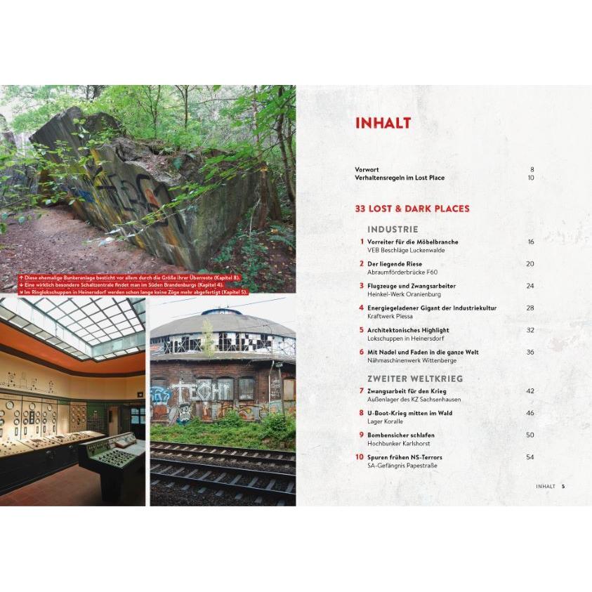 Thumbnail - Lost & Dark Places Berlin und Brandenburg, Ratgeber von Christine Volpert, Corinna Urbach