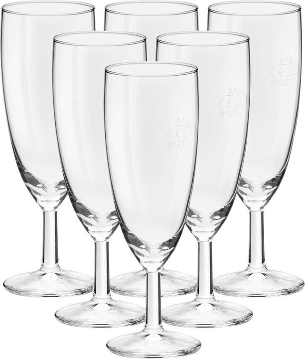 Produktbild Bormioli Rocco Royalty Sektgläser geeicht (16 cl, 6 Gläser, Sektgläser)