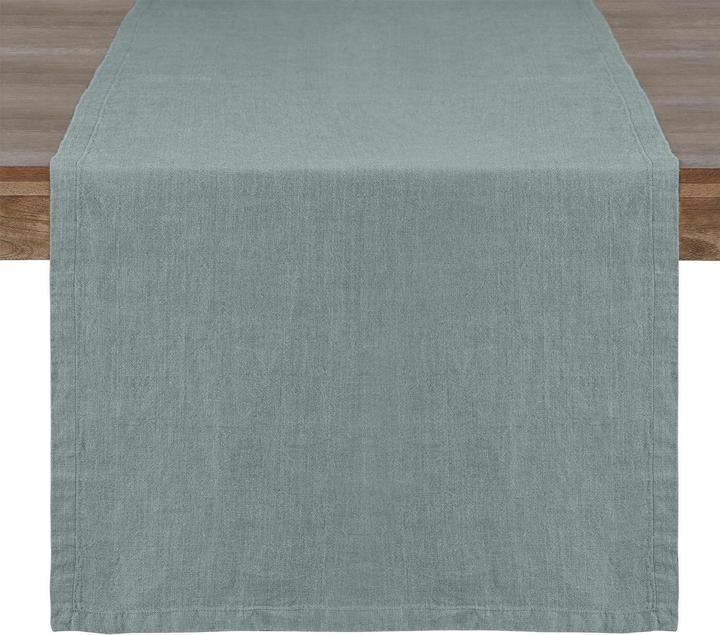 Actual product image Loberon Table runner Bursinel blue (150 x 50 cm)