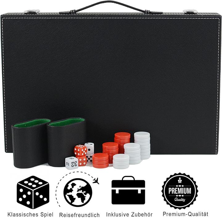 Produktbild Bucher&Rossini Backgammon Koffer