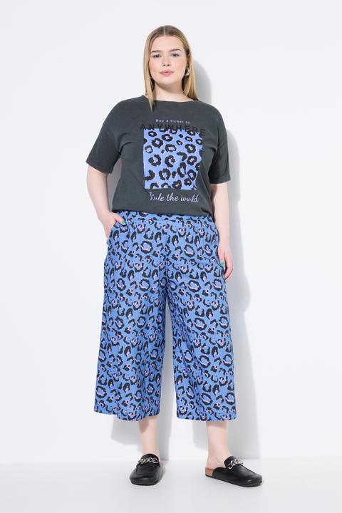 Produktbild Studio Untold Culotte, Wide Legs, Leoprint, Elastikbund (46)