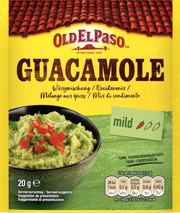 Actual product image Old El Paso Guacamole Mix 20 g (25 g)