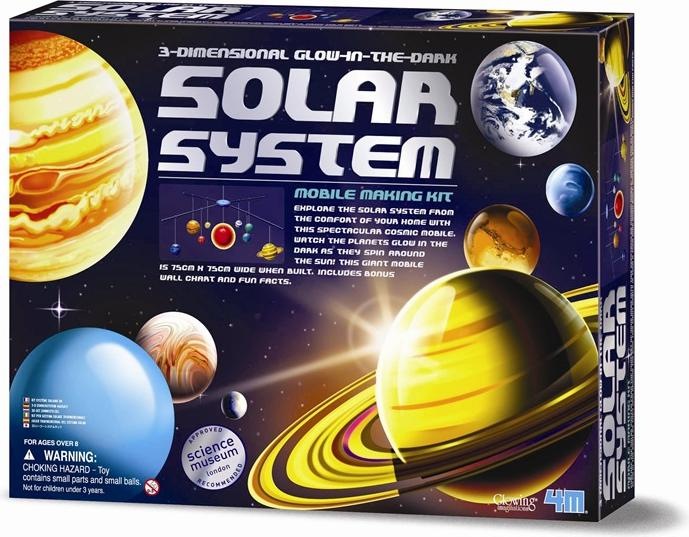 Produktbild 4M 3D Solar System Mobile Making Kit