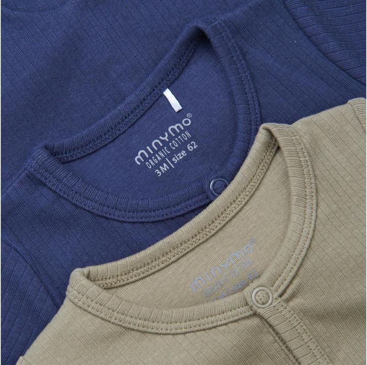 Produktbild Minymo Strampler 2er Set Dark Navy Gr. 86 (86)