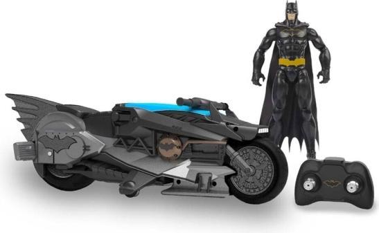 Produktbild Batman - RC Batcycle + 30cm Actionfigur