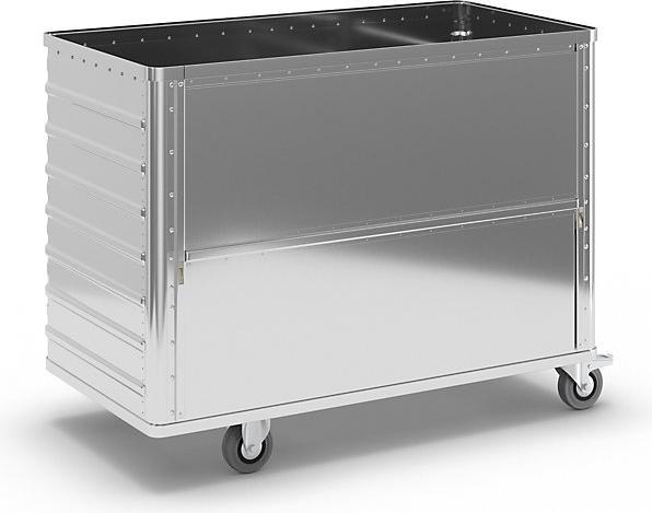 Produktbild Gmöhling Alu-Kastenwagen, absenkbare Seitenwand (250 kg)