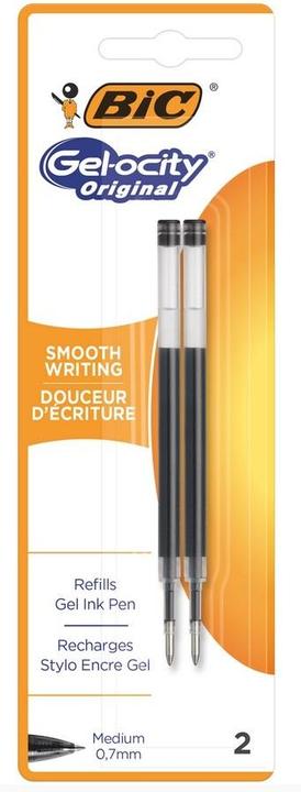 Image du produit Bic Recharge de gel roller noir (2x)