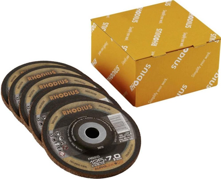 Actual product image Rhodius Rough grinding wheels ON-RS28 Ø 125x7,0x22,23mm