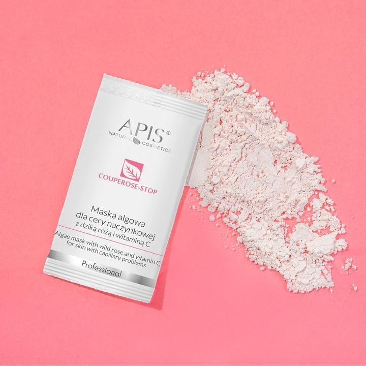 Produktbild Apis Natural Cosmetics Apis - Couperose-Stop Algae Mask algae mask for capillary skin with wild rose and vitamin C 20g (20 g)