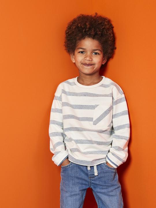 Actual product image Vertbaudet Jungen Shirt in Streifen-Optik (140)