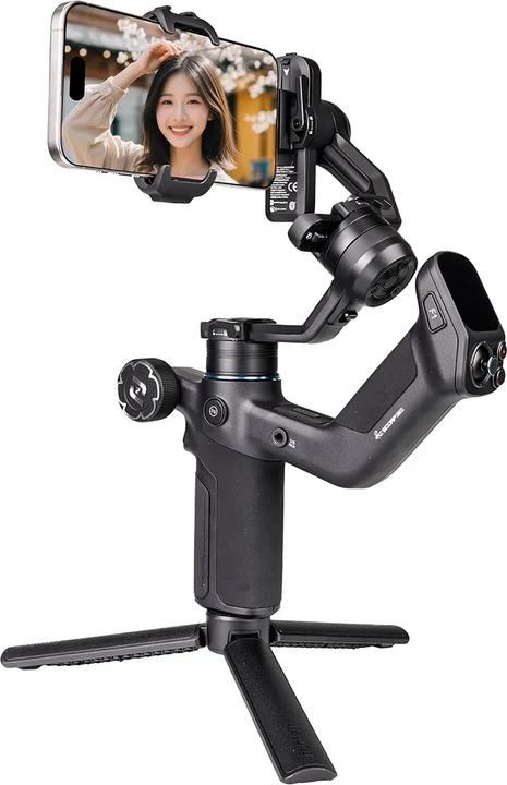 Actual product image FeiYu Tech SCORP-Mini3 3-Axis Handheld Gimbal for Camera (Action camera, Single-lens reflex camera, Smartphone, System camera, 2 kg)