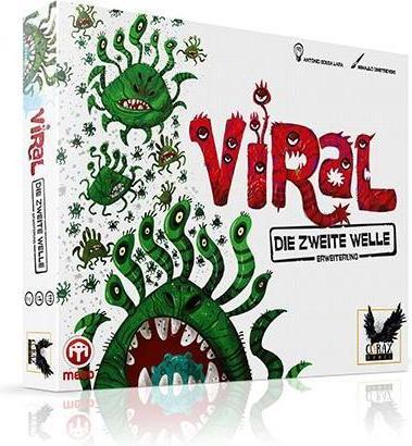 Immagine prodotto Corax Games 1026177 - Viral - Die 2. Welle, gioco da tavolo per 2 - 5 giocatori, età 12+ (estensione DE) (Tedesco)