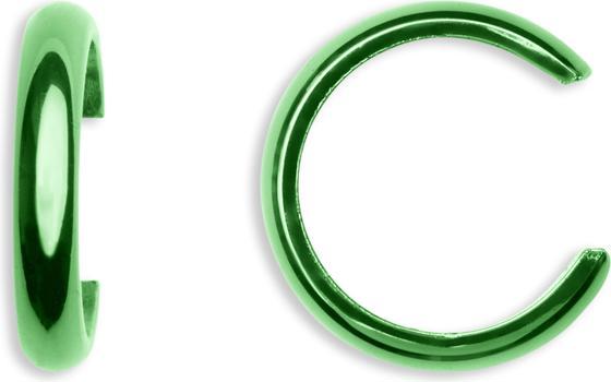 Hey Harper Gianna Green Ear cuff (Acier inoxydable, Or, Émail)