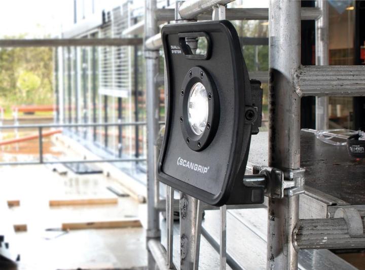 Actual product image Scangrip Bracket scaffold holder for construction spotlights