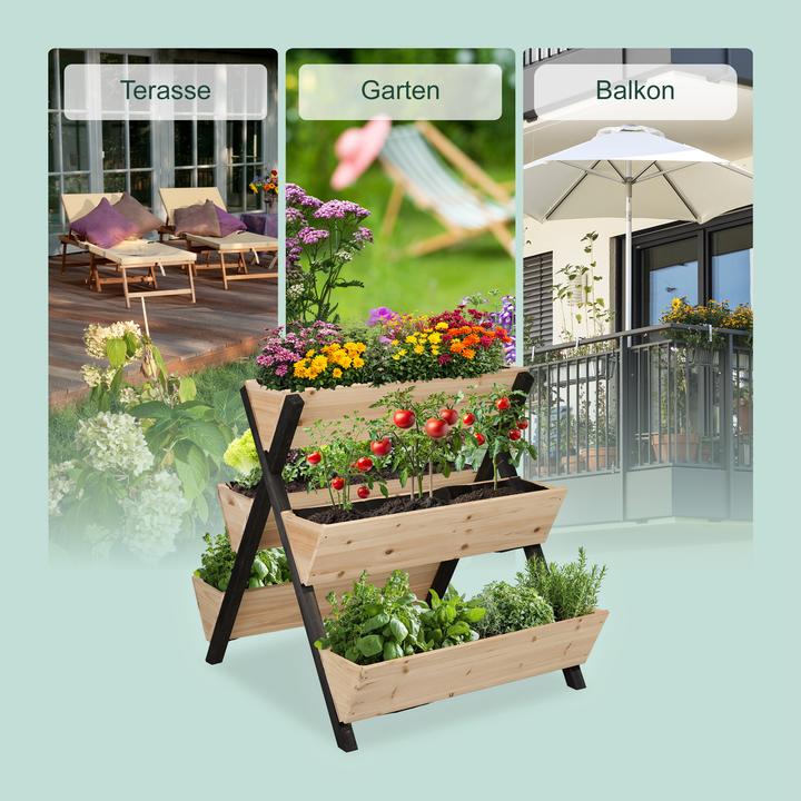 Produktbild Relaxdays Vertikalbeet