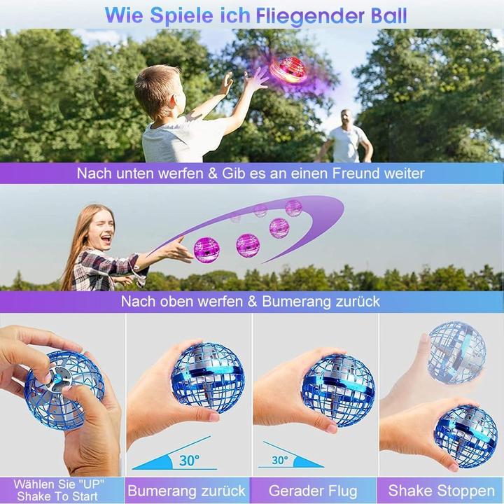 Produktbild Asort Fliegender Ball mit RGB-Licht