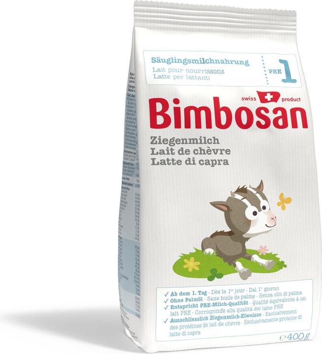 Actual product image Bimbosan Goat's milk 1 (400 g, from birth)