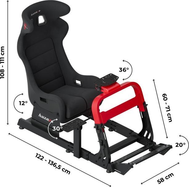 Produktbild Huzaro Kokpit wyścigowy Speed 8.3 sim racing