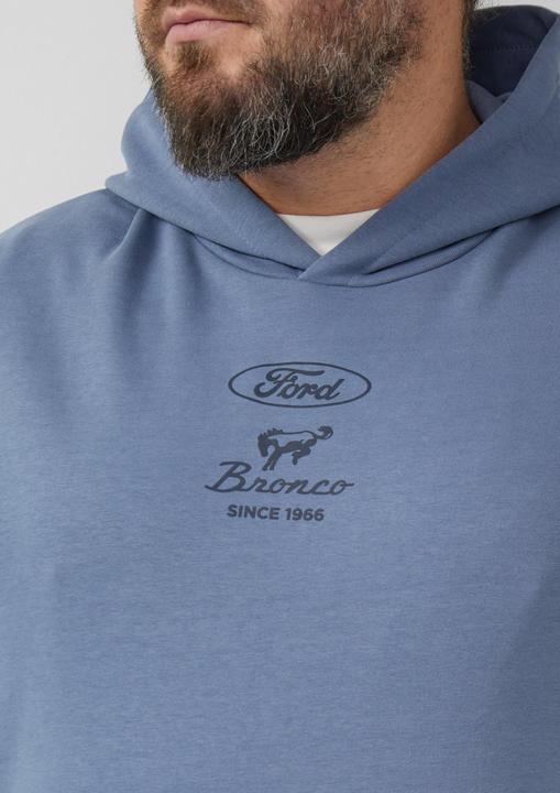 Produktbild s.Oliver Sweatshirt Softer Hoodie im Relaxed Fit mit Artwork (5XL)