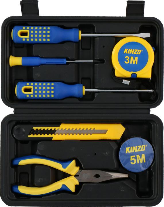 Actual product image Kinzo Tools set 8pcs ST (8 pieces)