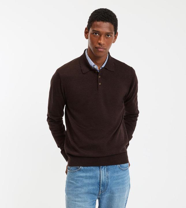 Immagine prodotto La Redoute Collections Pullover mit Polokragen aus Merinowolle (3XL)