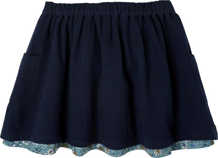 Blu Navy, Verde stampato
