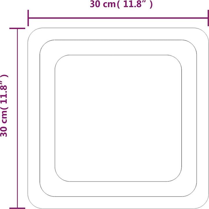 Produktbild VidaXL Brigitta (60 x 60 cm)