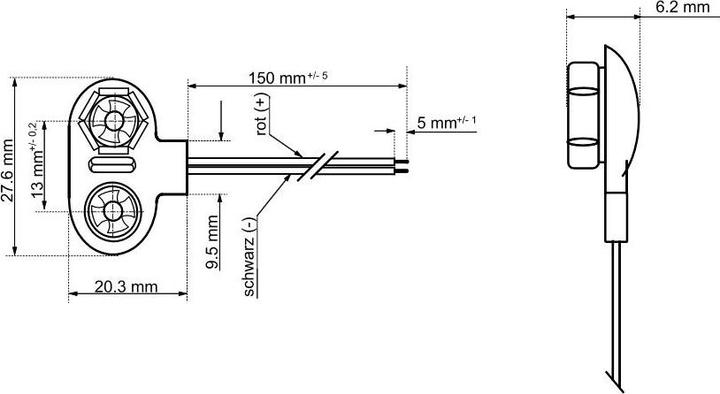 Immagine prodotto Goobay 1x 9V Block Batteriehalter