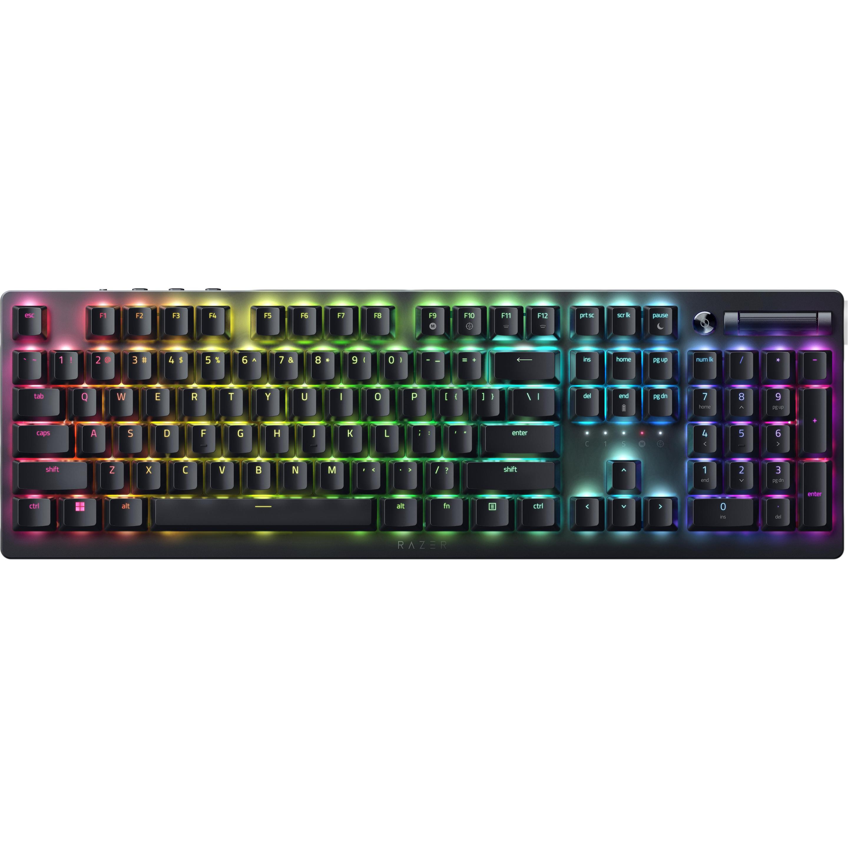 Razer DeathStalker V2 Pro (US, Kabellos), Tastatur, Schwarz