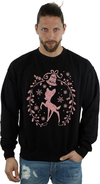 Immagine prodotto Disney Bambi Christmas Wreath Felpa Uomo (S)