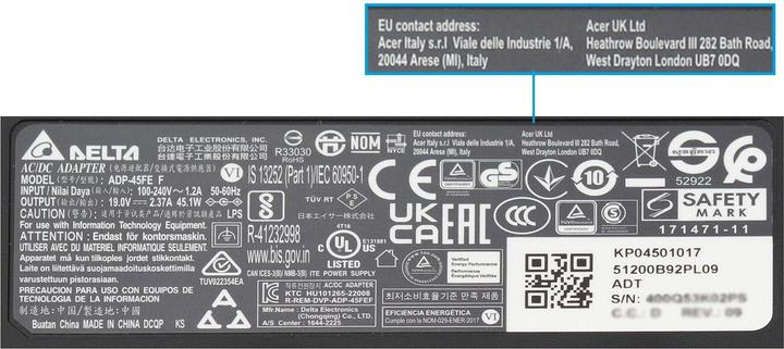 Image du produit Acer KP.04501.017 (45 W)
