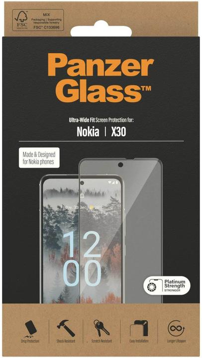 Image du produit PanzerGlass Protection d'écran Ultra Wide Fit Nokia X30 (1 pcs, Nokia X30)