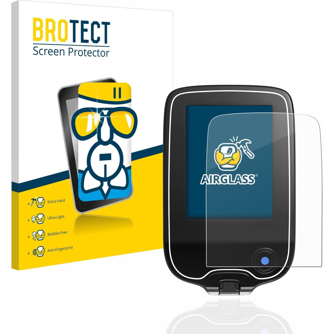 BROTECT, Zubehör Gesundheitsmessgeräte, AirGlass Panzerglasfolie