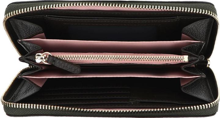 Actual product image Coccinelle Metallic Soft Zip Wallet Grainy Leather