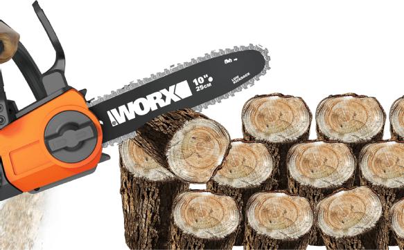 Produktbild Worx WG322E.9 (Akku Kettensäge)