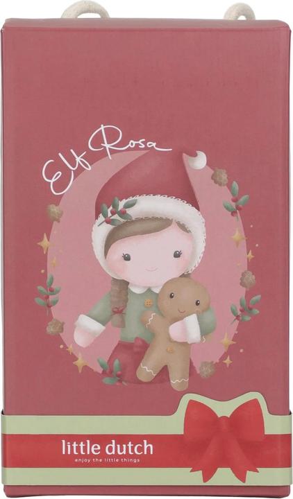 Actual product image Little Dutch Weihnachtspuppe Rosa 35cm