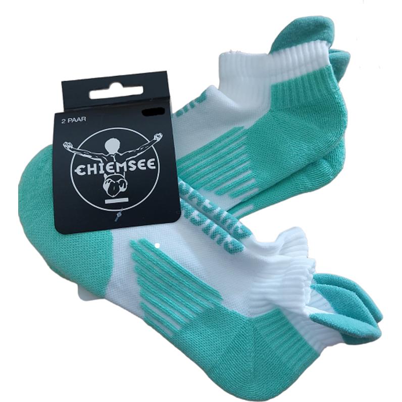 Chiemsee, Damen, Socken, Damen Sport Sneaker Socken 2er Pack, Grün, (2er Pack, 35 - 38)