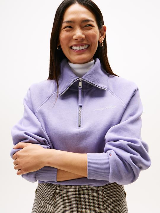 Produktbild Tommy Hilfiger Klassisches Fleece-Halbzip-Pullover (L)