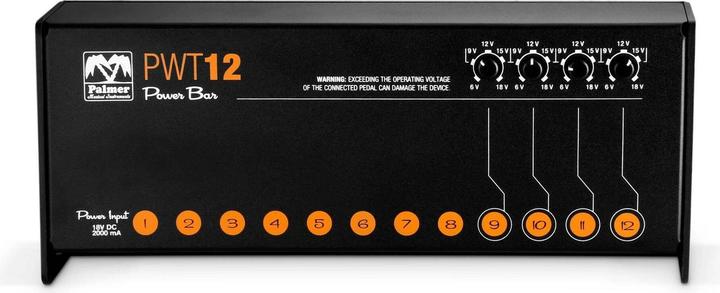 Image du produit Palmer Audio PWT 12 MK 2 Bloc d'alimentation universel (Instruments Pédale)